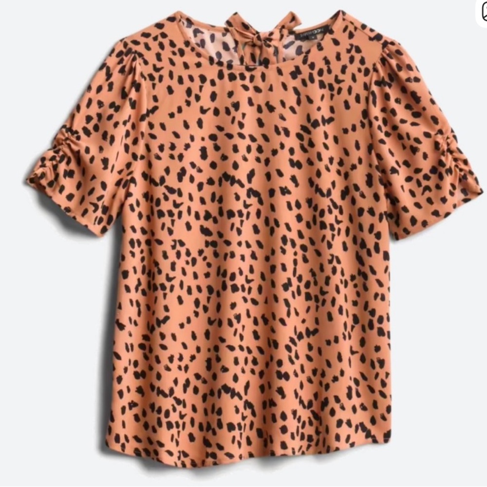 Papermoon Stitch Fix Claudia Ruched Sleeve Blouse